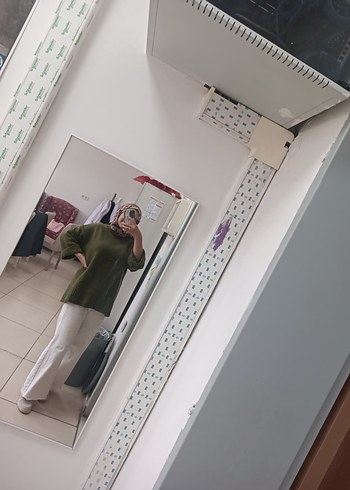 modaaksa yeşil kazak - Görsel 5