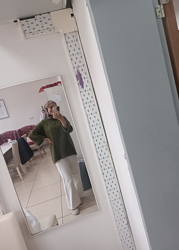 modaaksa yeşil kazak - Görsel 4