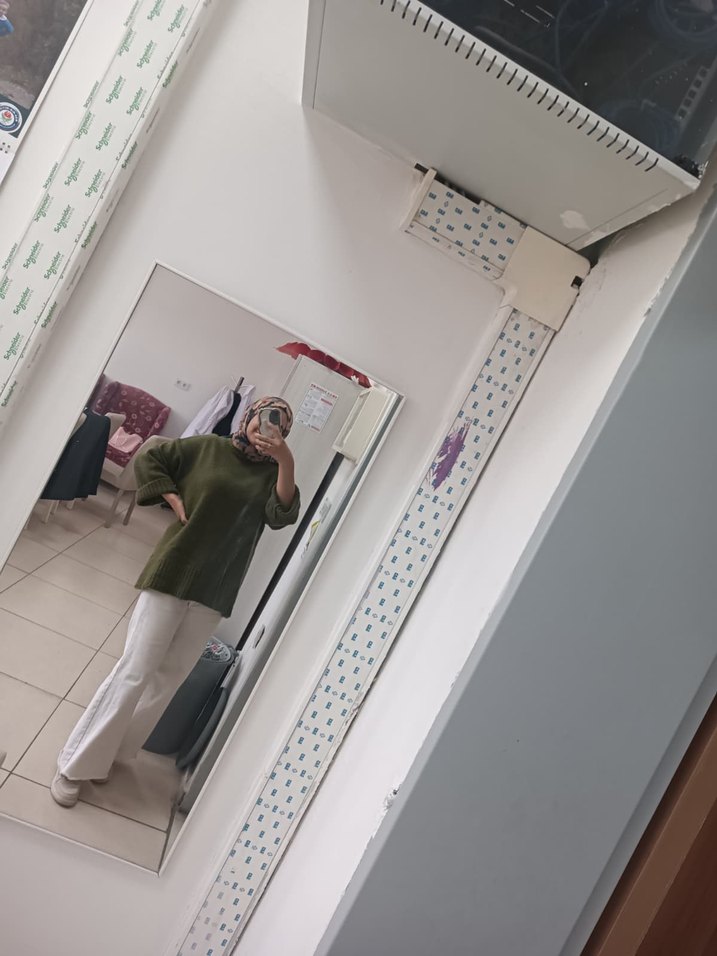 modaaksa yeşil kazak - Görsel 5