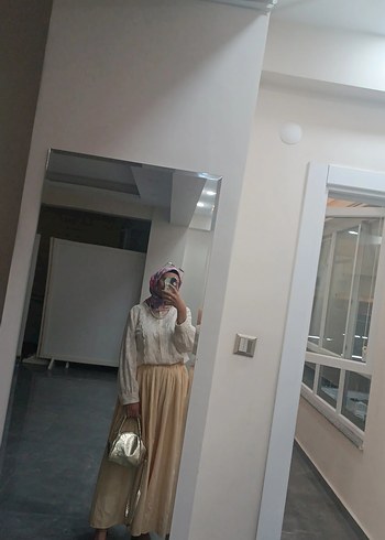 38 Beden sarı Renk Tereyağı sarısı etek