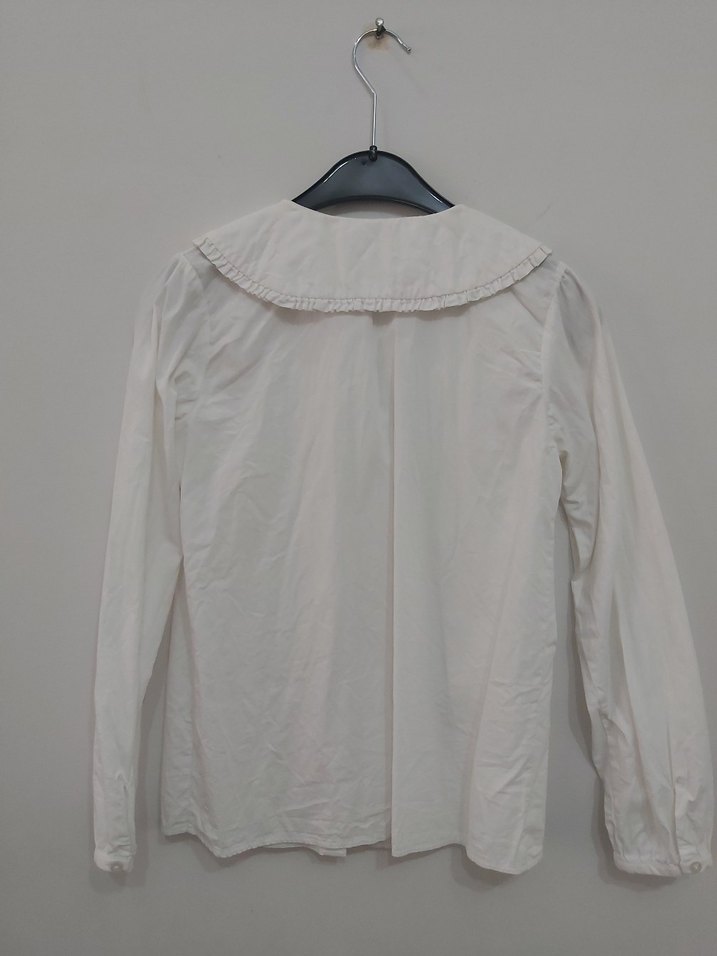 Beyaz Gömlek Kız Çocuk - Görsel 4