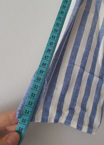 Uzun Elbise Tesettür Elbise Çizgili Elbise - Görsel 7