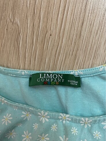Limon Company çiçekli kız çocuk elbise