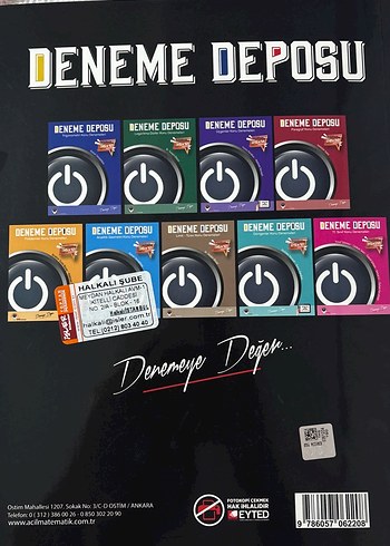 Deneme Deposu Sayılar Konu Denemeleri 36x12