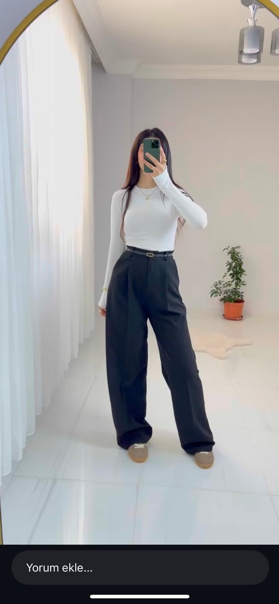 Kadın Kumaş Pantolon - Görsel 3