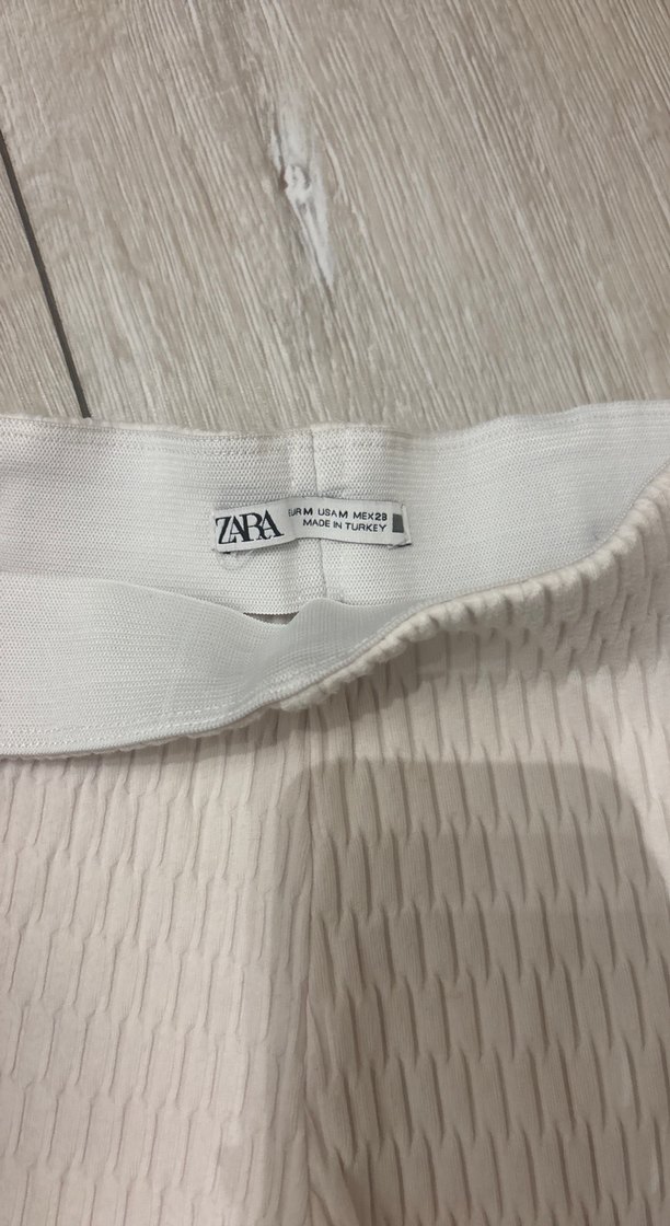 Pileli Keten Mini Şort - Görsel 2