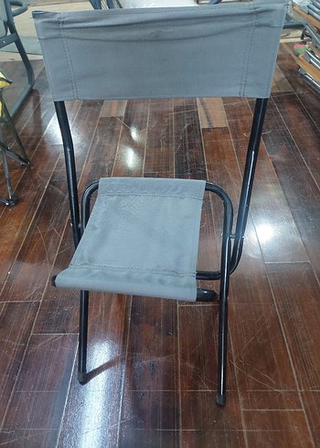 Gri Çocuk Katlanabilir Sandalye