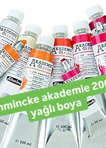 Schmincke Akademie Yağlı Boya 200ml x 6 adet renk set
