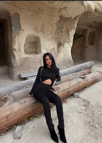 Siyah Scba Uzun Kollu Kadın Tulum - Görsel 2