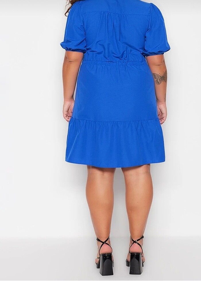 Gömlek elbise - Görsel 2