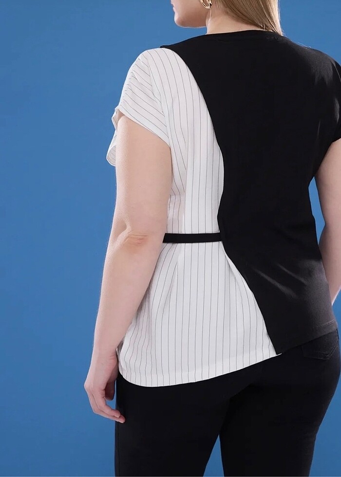 Bağlama detaylı bluz - Görsel 2