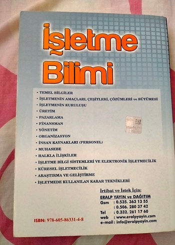 İşletme Bilimi Kitabı - Prof. Dr. Mahmut Tekin - Görsel 2