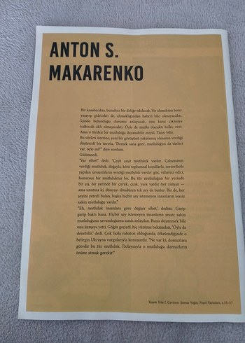 Kafkaokur Dergisi Lev N. Tolstoy Kapaklı - Görsel 2