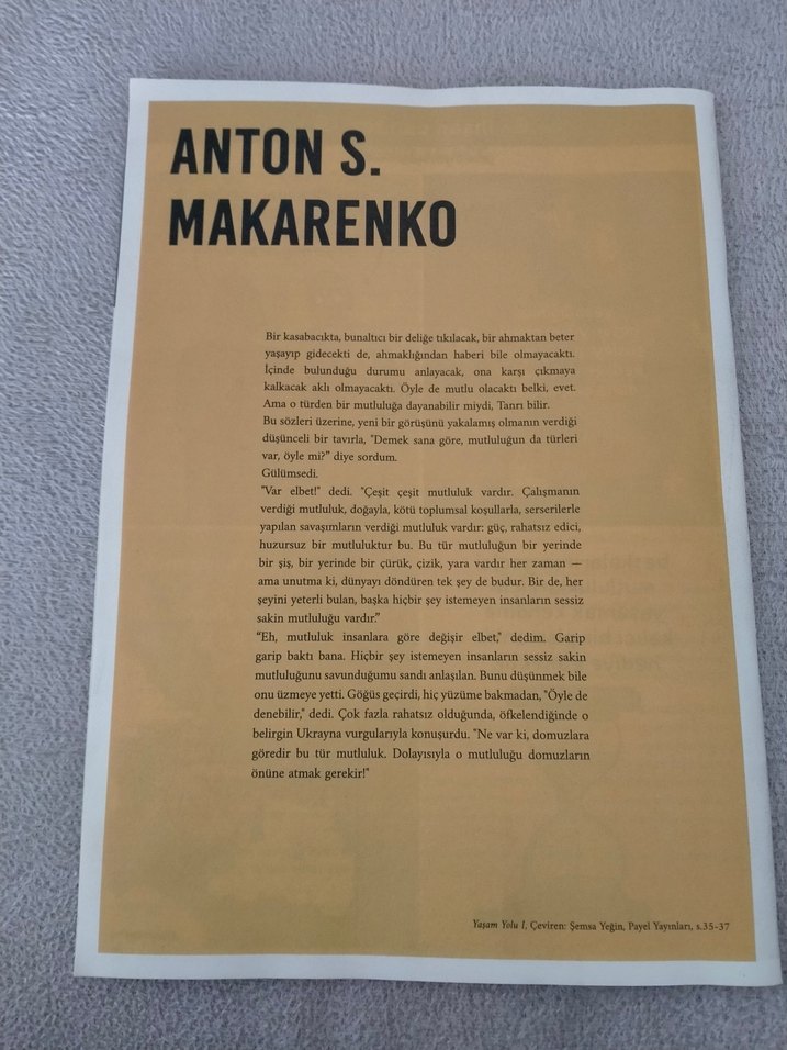 Kafkaokur Dergisi Lev N. Tolstoy Kapaklı - Görsel 2