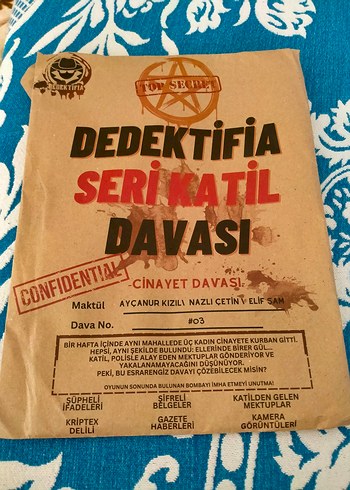 Dedektifia Seri Katil Davası - Gizli Belgeler