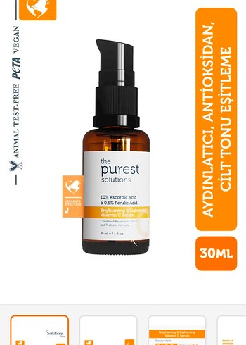 The Purest Solutions C vitamini serum