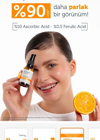 Diğer The Purest Solutions C vitamini serum