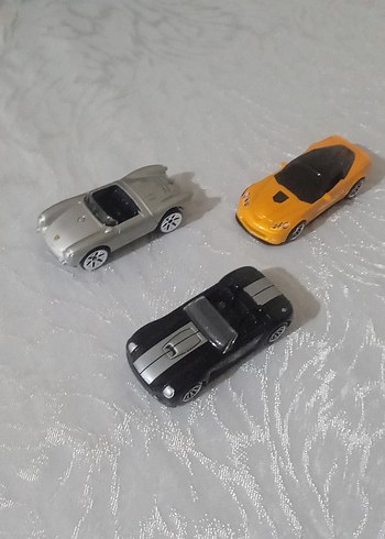 Çok Renkli Mini Oyuncak Arabalar Seti 1:64 metal - Görsel 6