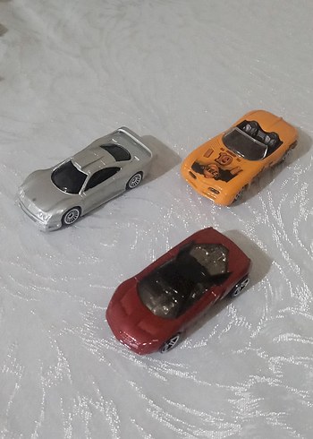 Çok Renkli Mini Oyuncak Arabalar Seti 1:64 metal - Görsel 9