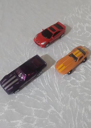 Çok Renkli Mini Oyuncak Arabalar Seti 1:64 metal - Görsel 15