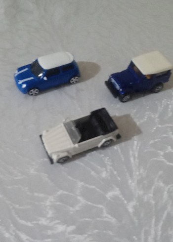 Çok Renkli Mini Oyuncak Arabalar Seti 1:64 metal - Görsel 7