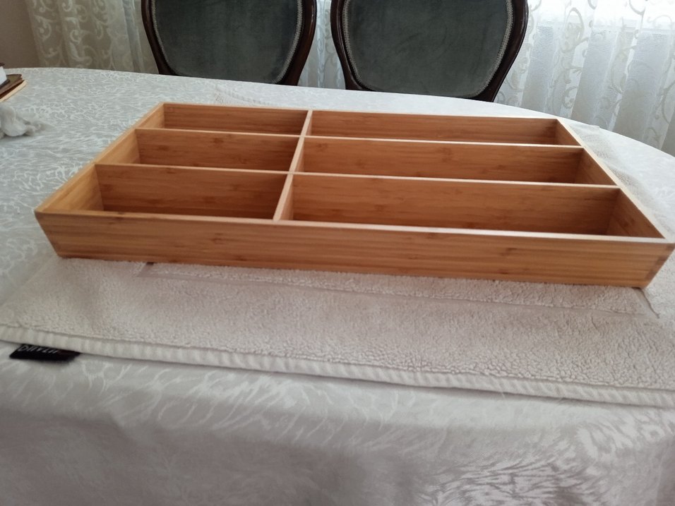 Bej Ahşap Dolap Düzenleyici - Görsel 2