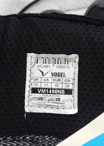 Diger Erkek Siyah Spor Botlar Vogel marka - Görsel 4