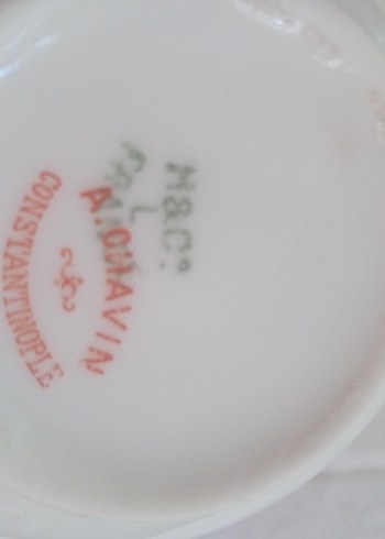 Pastel Renkli Beyaz Porselen Çay Seti - Görsel 3