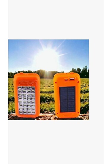 Güneş Enerjili PowerBank ve Led fener - Görsel 3