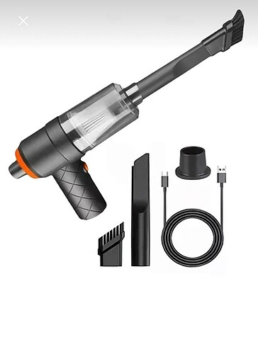 Çift Fonksiyonlu Araç içi ve Ev kullanımına uygun şarjlı El Süpü - Görsel 3