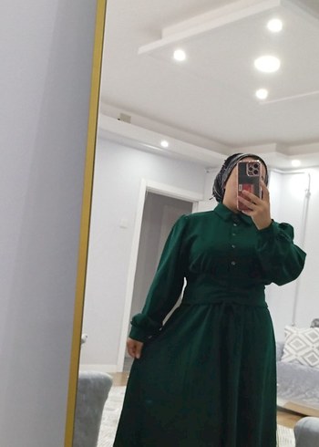 42 Beden yeşil Renk ikili etek takımı