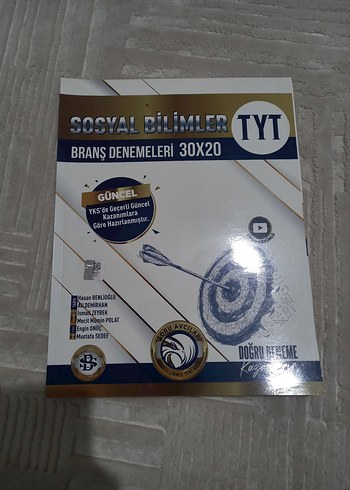 TYT Sosyal Bilimler Branş Denemeleri Kitabı