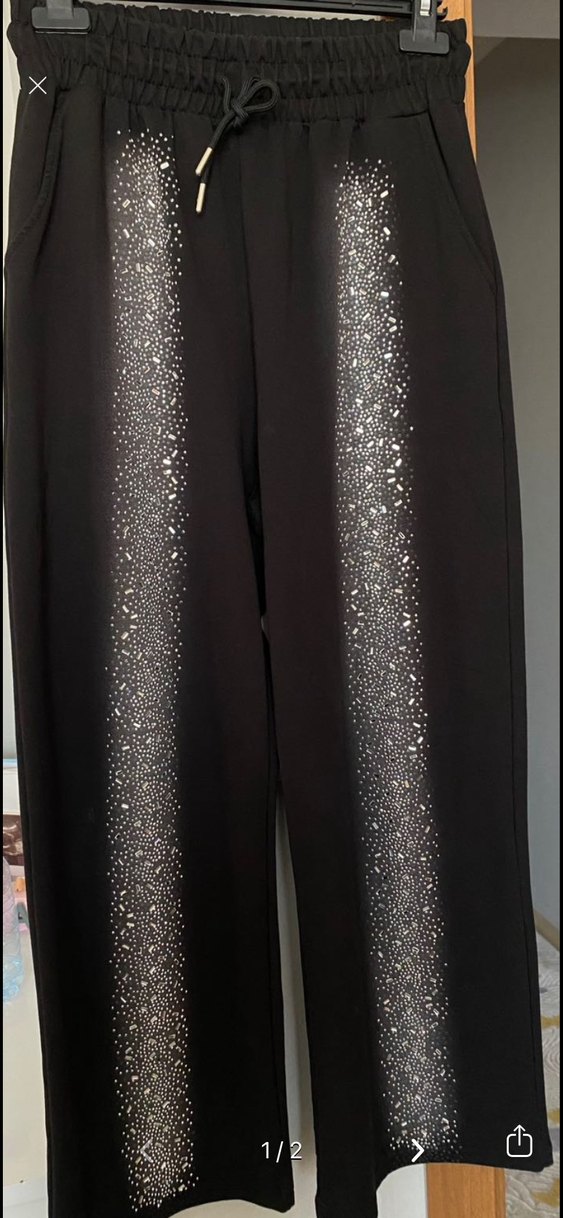 Taşlı eşofman alt - Görsel 2