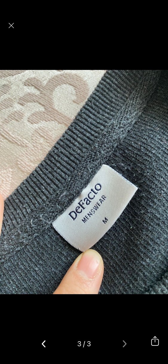 Erkek triko sweatshirt - Görsel 2