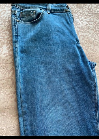 Kadın Mavi Normal Bel Kot Pantolon - Görsel 2