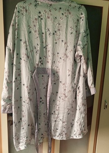 Bohem Tarzı Uzun Kollu cepli sabahlık - Görsel 5