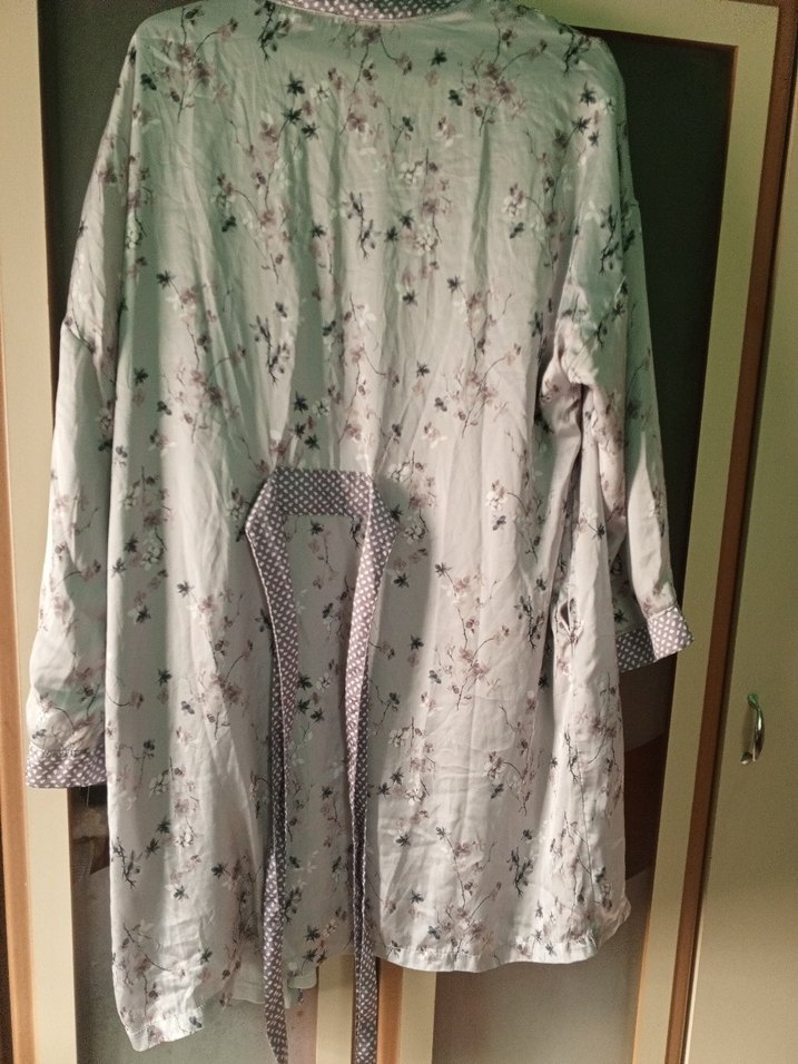 Bohem Tarzı Uzun Kollu cepli sabahlık - Görsel 5