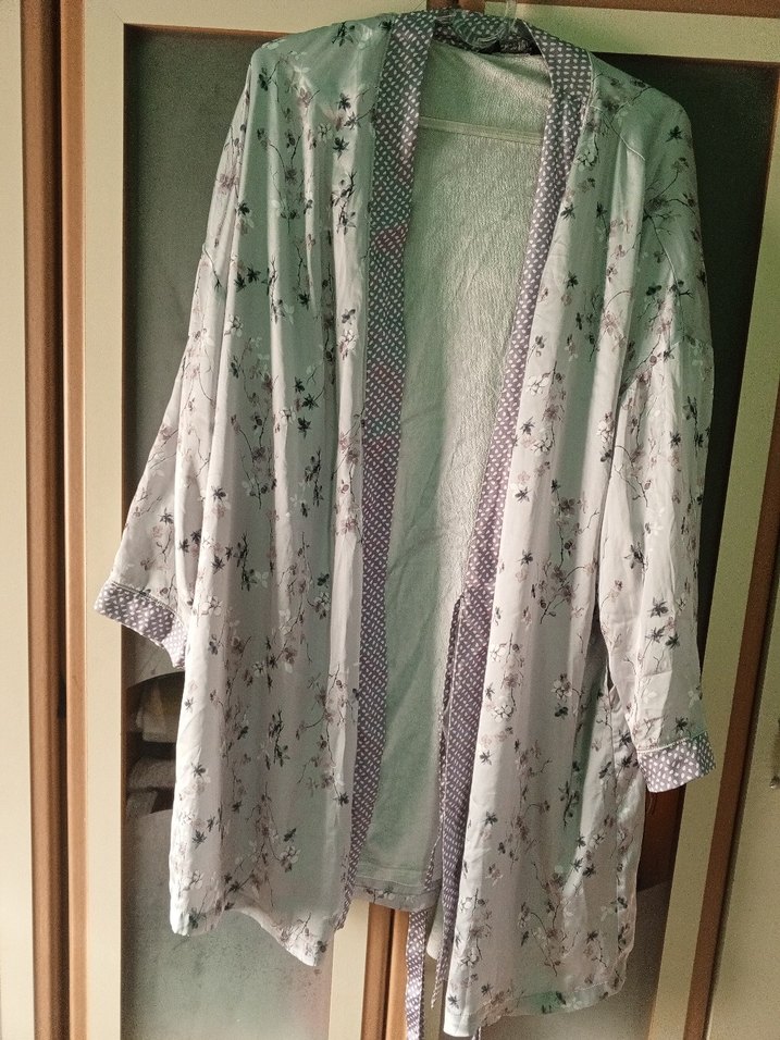 Bohem Tarzı Uzun Kollu cepli sabahlık - Görsel 2