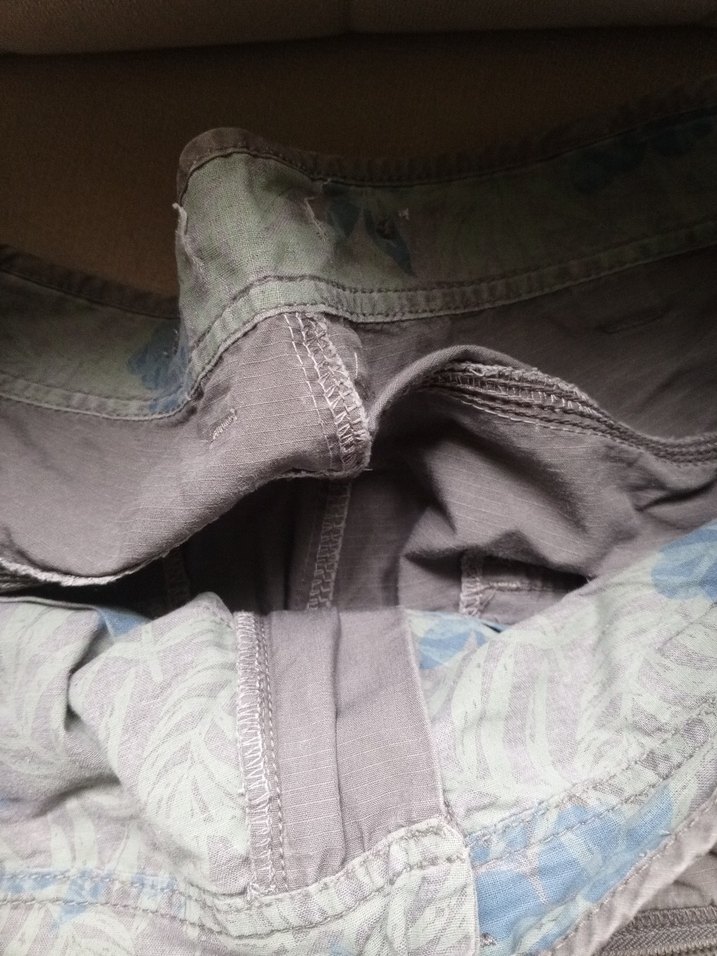 Gri Keten Bel Detaylı Midi Erkek Bermuda - Görsel 5