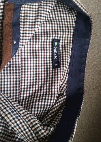 Erkek Gri Kareli Uzun Kollu Gömlek - Görsel 7