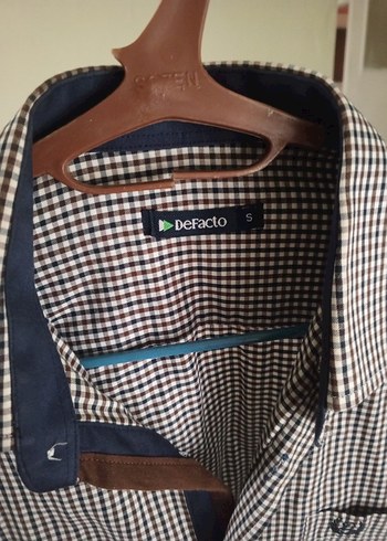 Erkek Gri Kareli Uzun Kollu Gömlek - Görsel 3