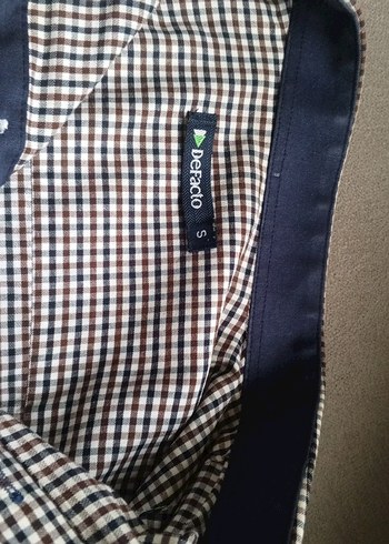 Erkek Gri Kareli Uzun Kollu Gömlek - Görsel 6