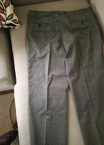 Gri Pilili Erkek Ofis Pantolonu - Görsel 3