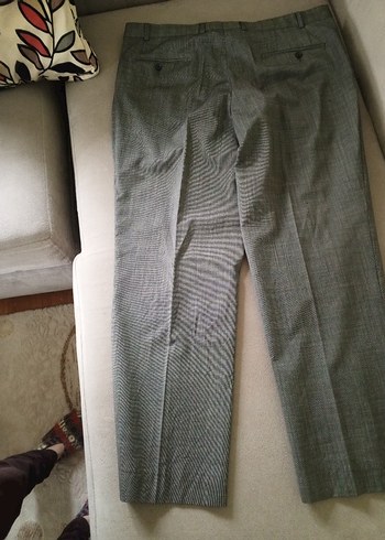 Gri Pilili Erkek Ofis Pantolonu - Görsel 2