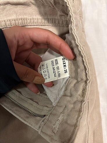 26 Beden ADDAX EKRU PANTOLON