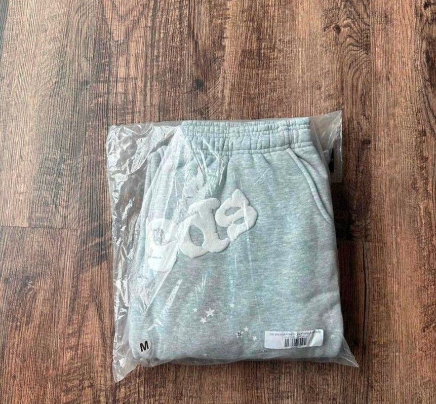 Sp5der Grey Sweatpants - Görsel 2