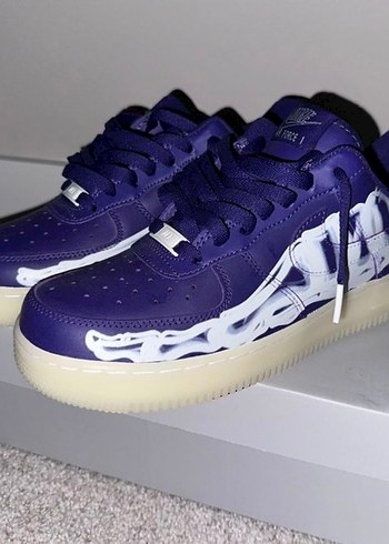 Air Force 1 Purple Skeleton - Görsel 2