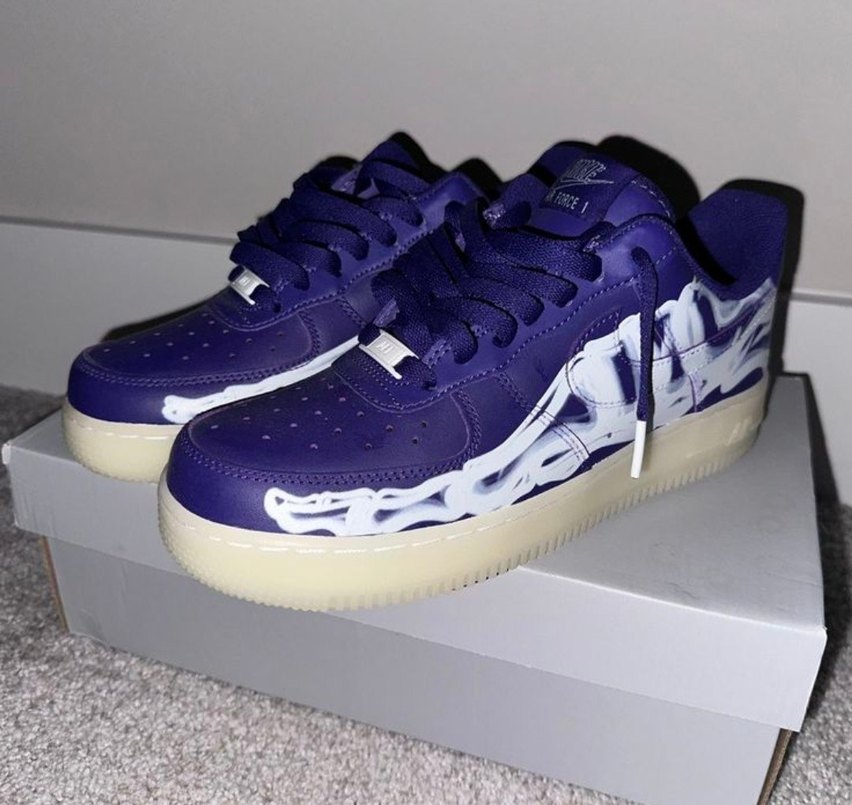 Air Force 1 Purple Skeleton - Görsel 2