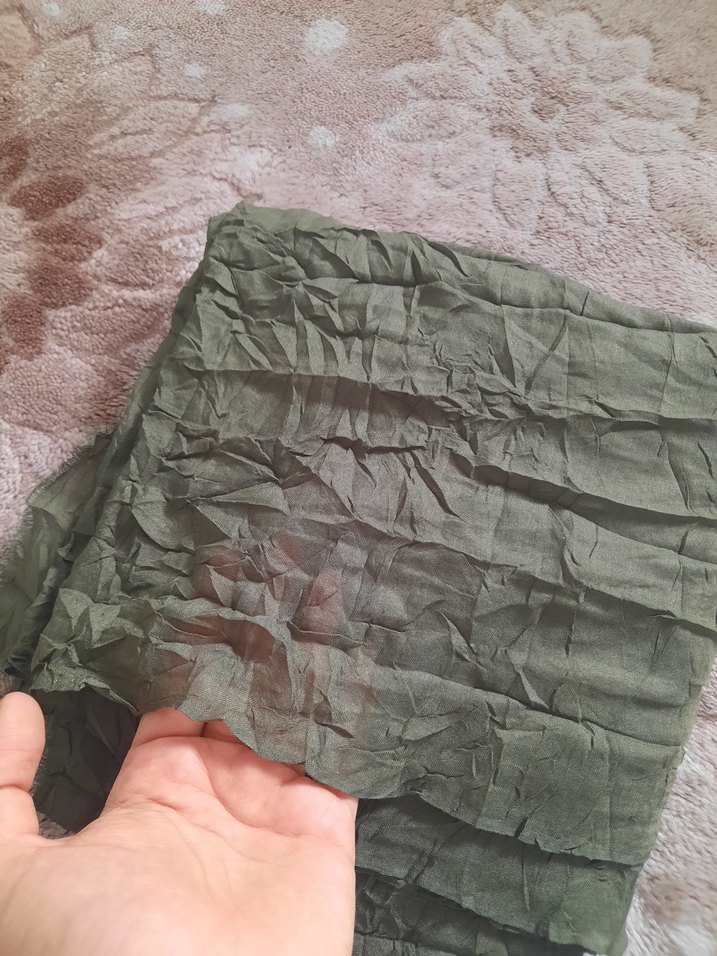 pamuk crash şal - Görsel 2