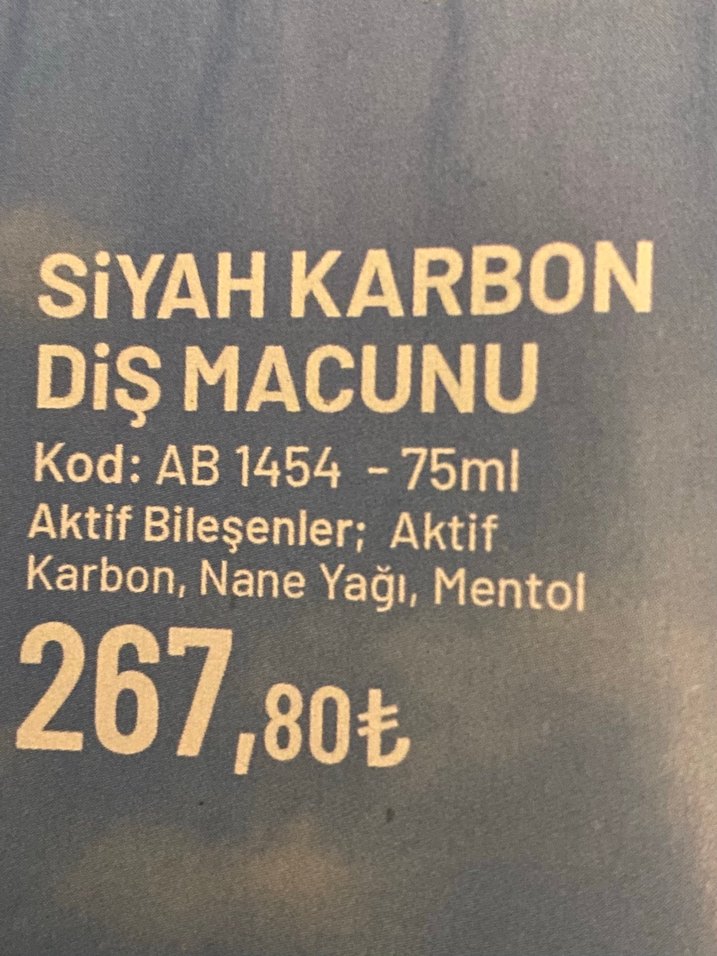 Homm Siyah Karbonlu Diş Macunu - Görsel 2